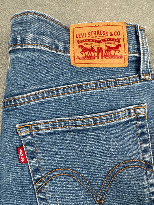 Levi's Wedgie Straight Blue Denim Jeans W30 L28