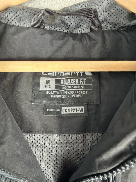 Carhartt Rain Defender Black Relaxed Fit Jacket Size M