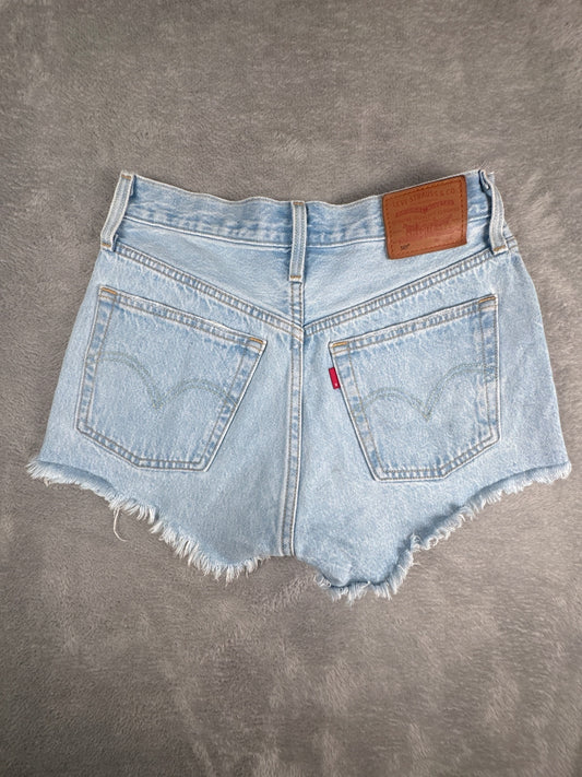 Levi's Premium 501 Light Blue Denim Shorts W25