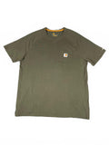Vintage Carhartt Relaxed Fit Olive Green T-Shirt - XL