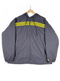 Retro Adidas Lightweight Hooded Windbreaker Jacket - XL