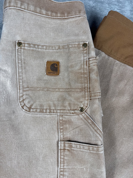 Rare Vintage Carhartt B192 Barn Dungaree Work Trousers 30x30