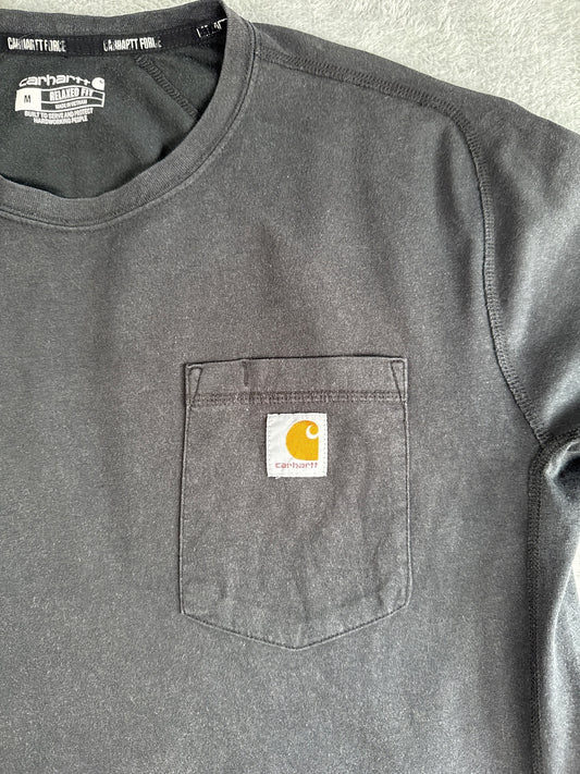 Carhartt Relaxed Fit Black Pocket T-Shirt Medium