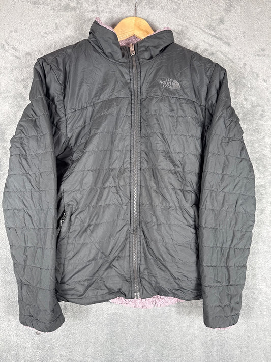 The North Face Reversible Fleece and Quilted Jacket - M