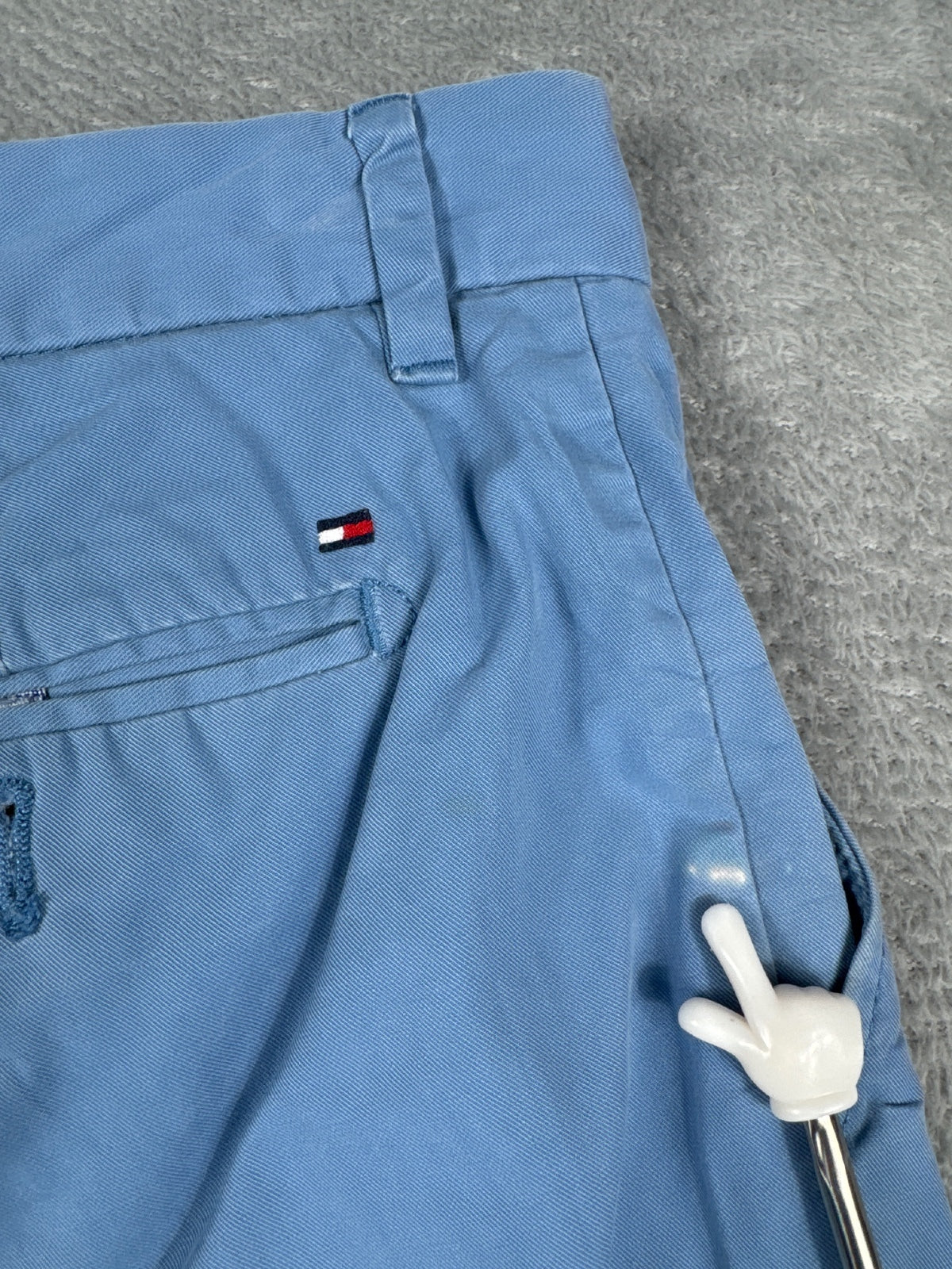 Tommy Hilfiger Classic Fit Light Blue Bermuda Shorts W32