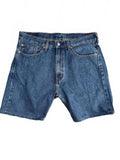 Vintage Y2K Baggy Levi's 505 Classic Blue Denim Shorts W36