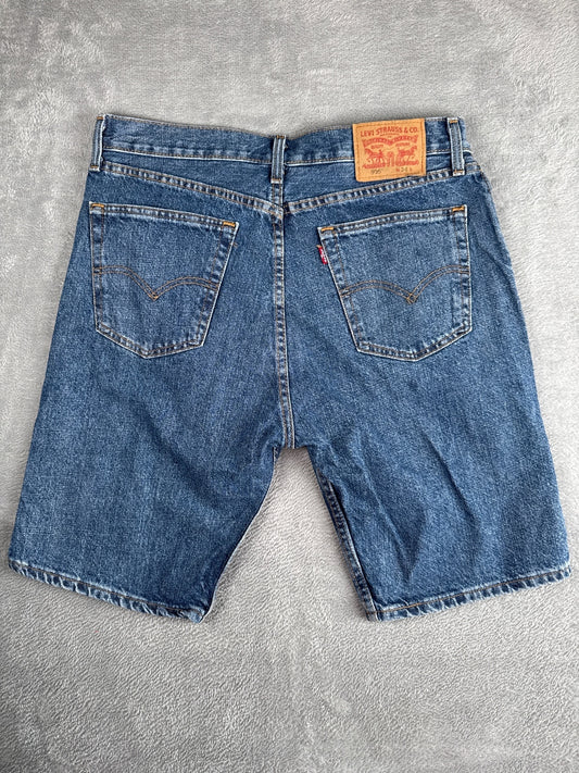 Levi's 505 Denim Shorts Classic Blue Jean Shorts W34
