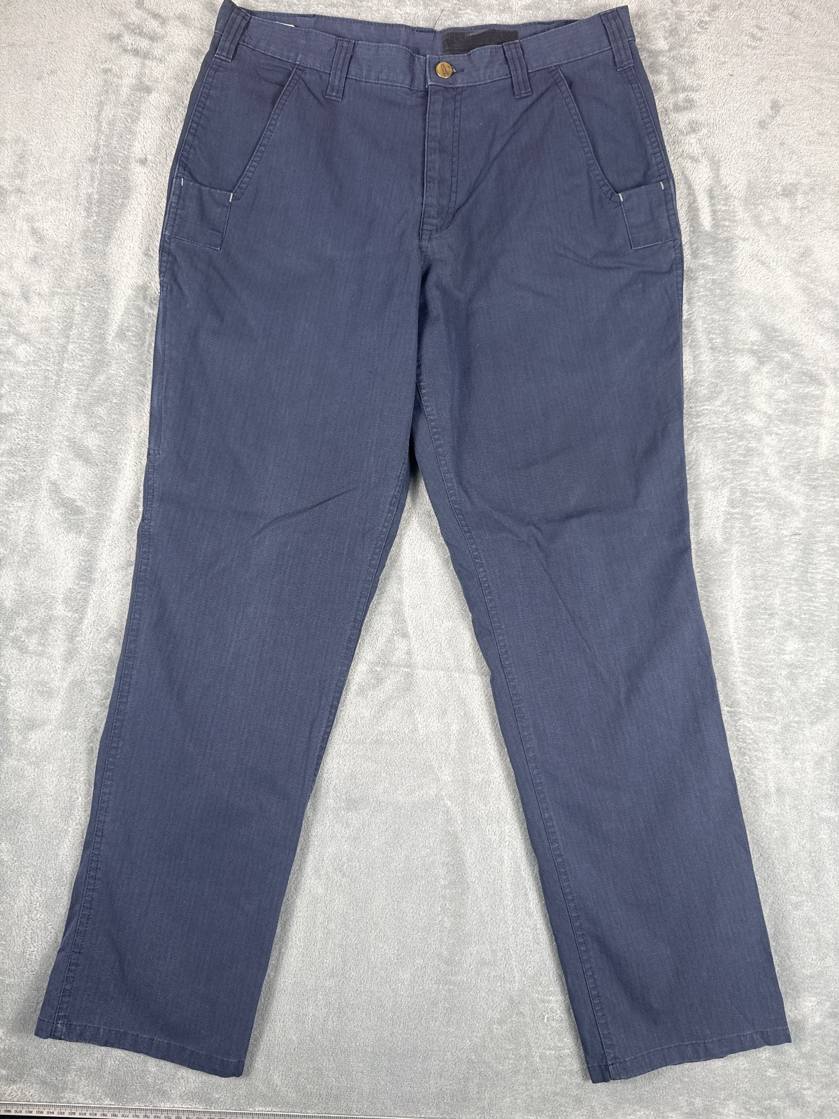 Carhartt Men's Navy Blue Work Pants Size 32x30