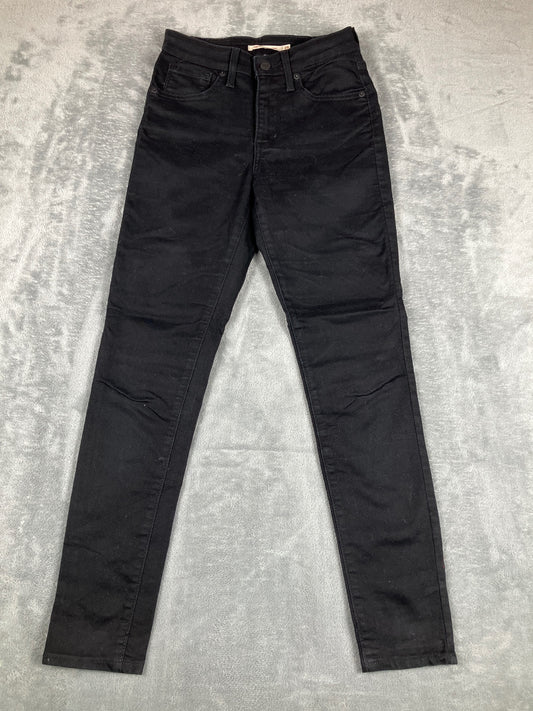 Levi's 721 High Rise Vintage Skinny Jeans in Black W25 L28