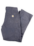Carhartt Workwear Pants in Grey with Utility Pockets Size 8