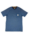 Carhartt Relaxed Fit Blue Pocket T-Shirt Medium