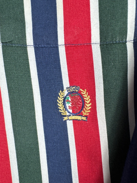 Tommy Hilfiger Striped Button-Up Shirt Size L