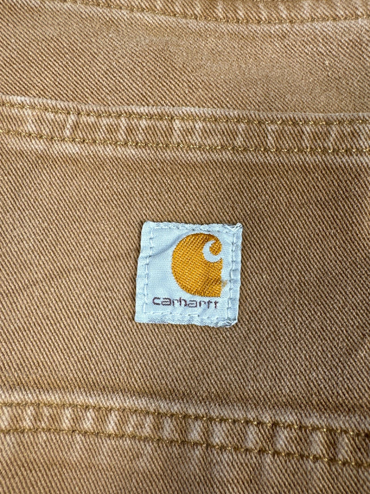 Carhartt Relaxed Fit Brown Work Pants Size 8 Regular