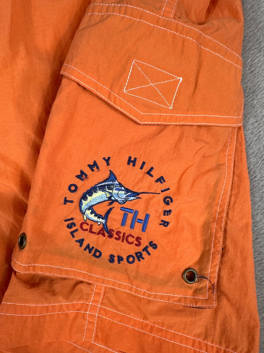 Tommy Hilfiger Orange Island Sports Cargo Swim Shorts - XL