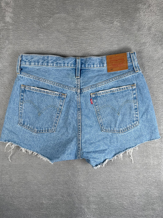 Levi's 501 Light Blue Denim Shorts W30
