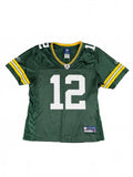 Reebok NFL Green Bay Packers #12 Women's Football Jersey M