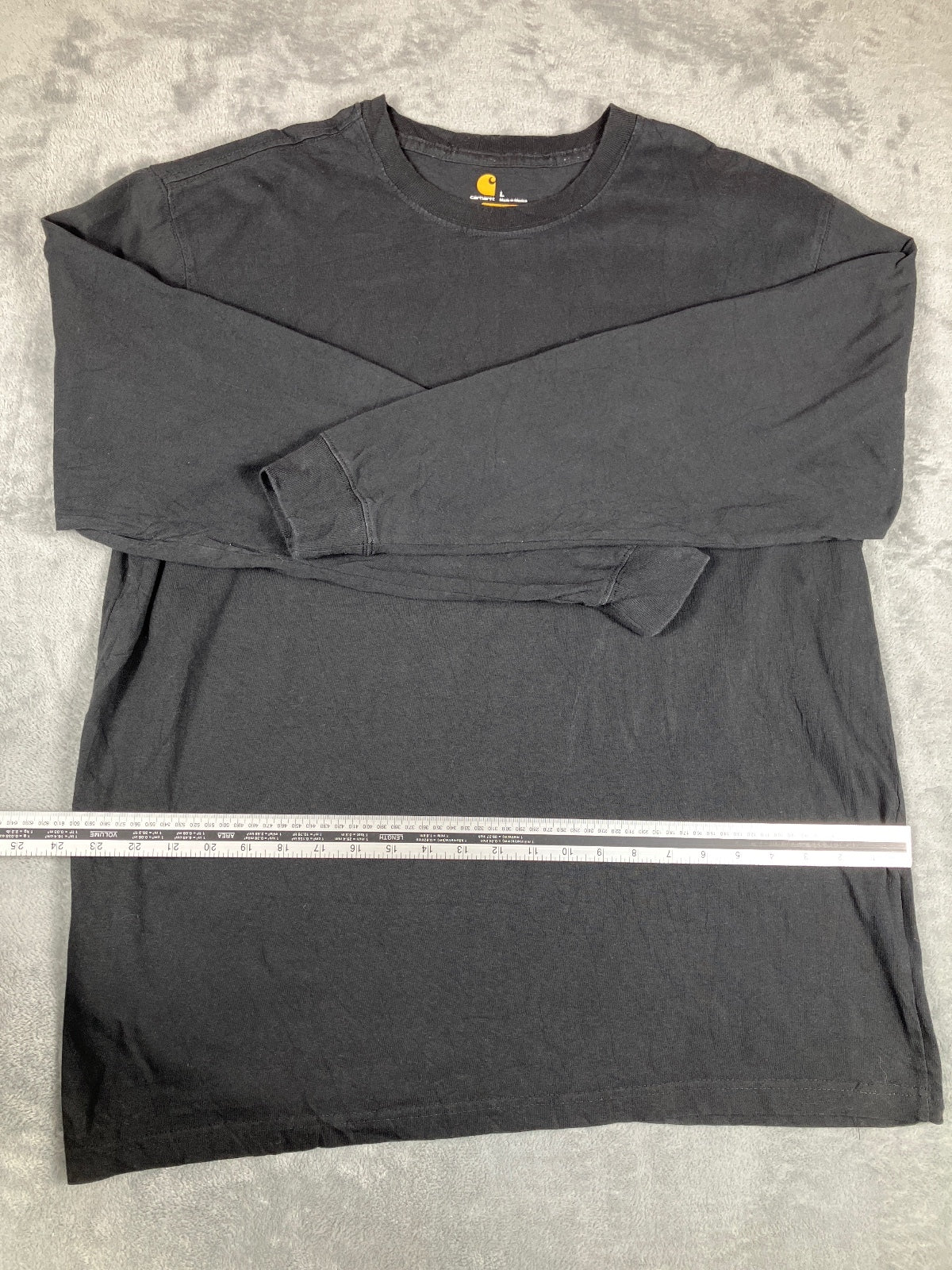 Carhartt Black Long Sleeve Pocket T-Shirt Size L