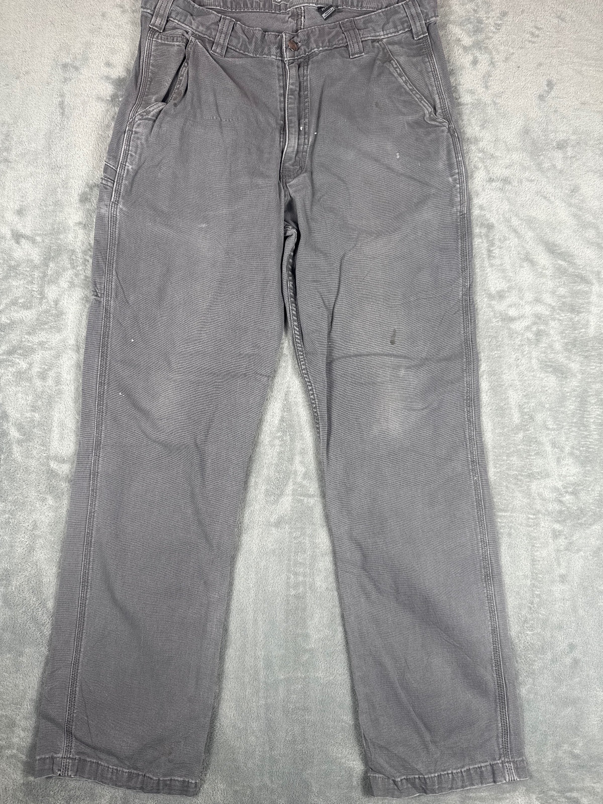 Carhartt Relaxed Fit Work Pants Grey Size 35x34