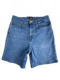 Lee Heritage Denim Shorts in Classic Blue W28