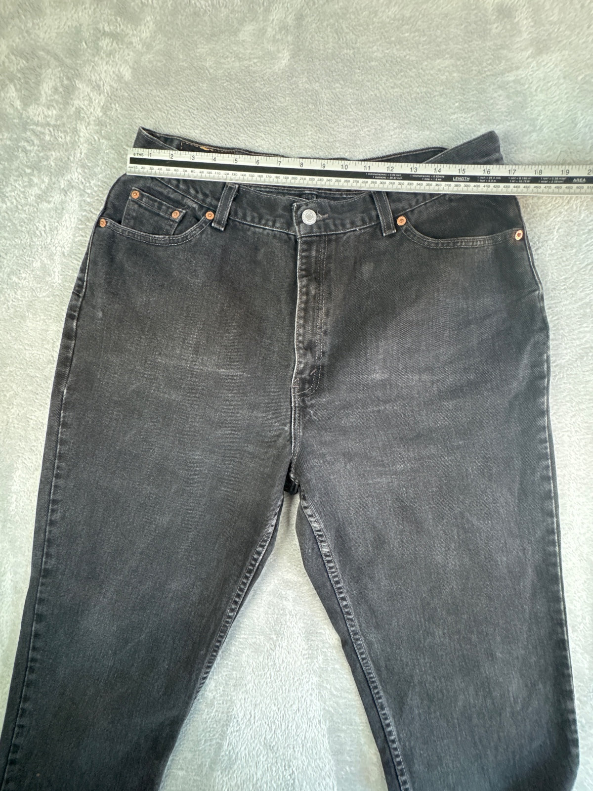 Levi's 512 Slim Fit Tapered Leg Black Denim Jeans W32