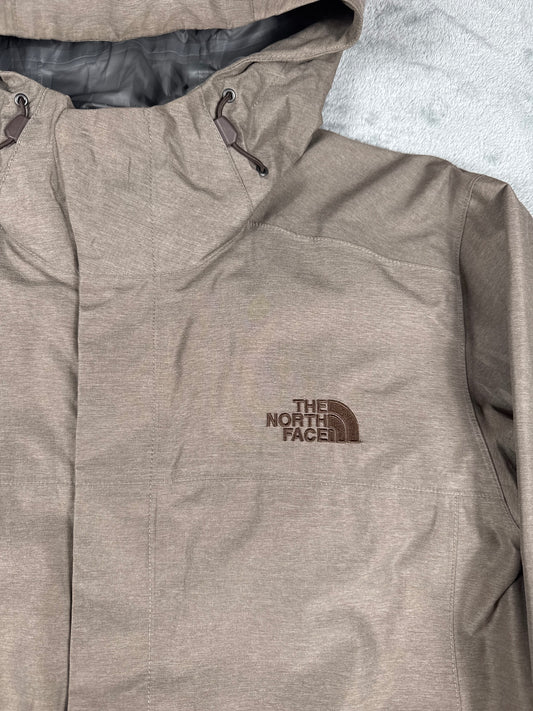 The North Face Waterproof Hooded Jacket in Brown - Medium