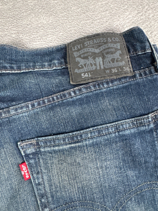 Levi's 541 Athletic Fit Blue Denim Jeans W36 L34