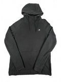 Nike Black Hoodie with Drawstring Hood and Front Pocket
