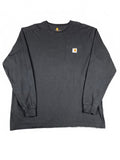 Carhartt Black Long Sleeve Pocket T-Shirt Size L