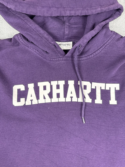 Carhartt WIP Purple Hoodie with Front Pocket