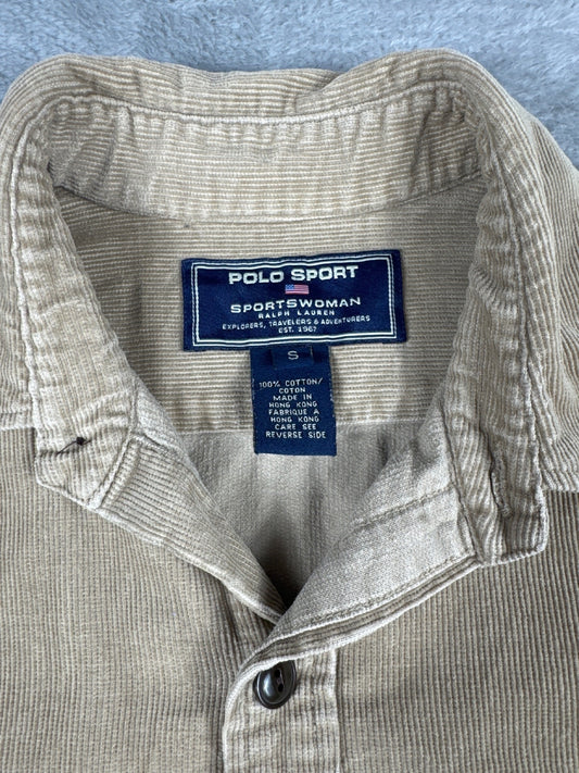 Polo Sport Ralph Lauren Sportswoman Corduroy Shirt Size S