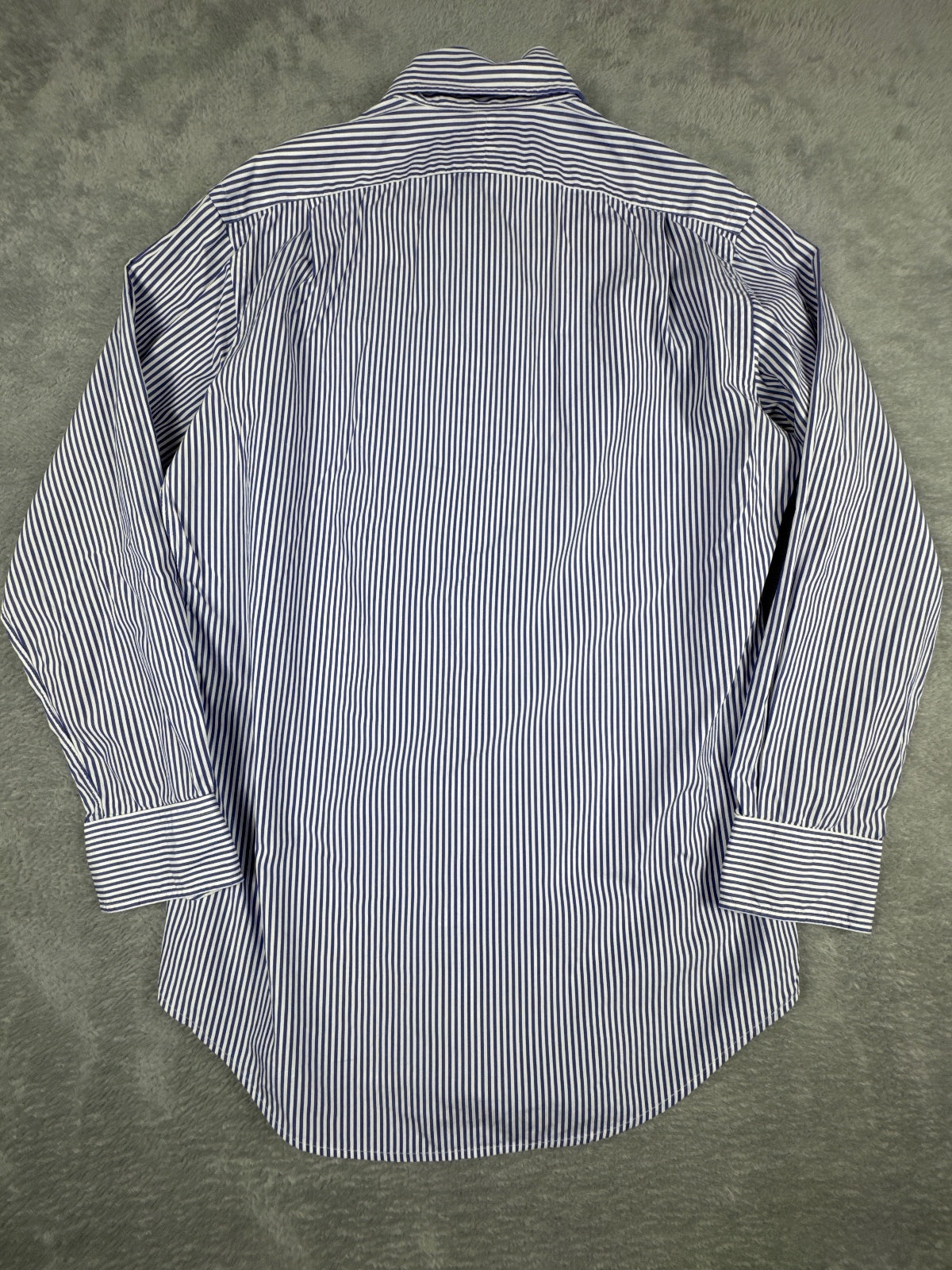 Polo by Ralph Lauren Blue and White Striped Shirt Size S