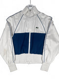 Vintage Lacoste Vintage White and Navy Track Jacket Size 34