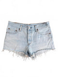 Levi's Premium Capital E 501 Light Blue Denim Shorts W29