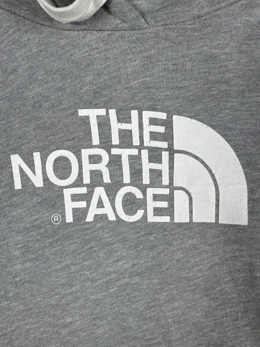The North Face Women's Grey Hoodie Sweatshirt Size L