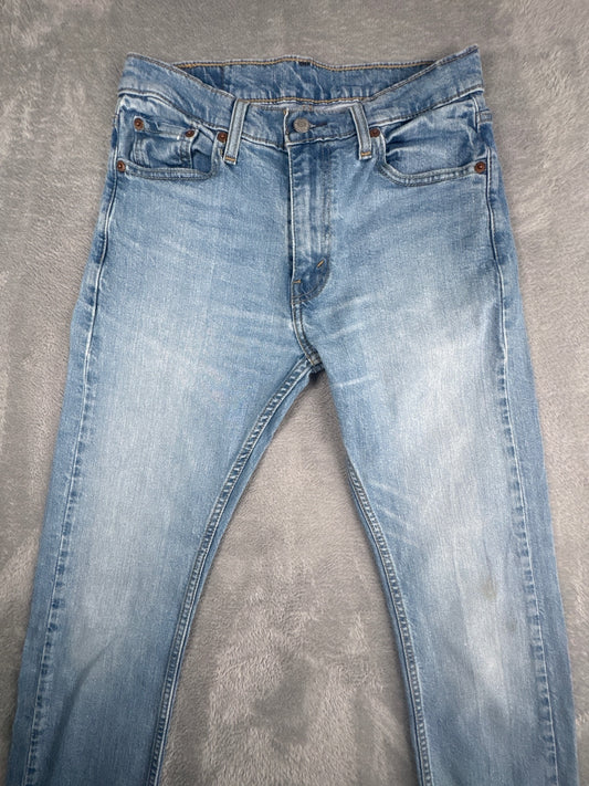 Levi's 513 Slim Straight Light Blue Denim Jeans W30 L30