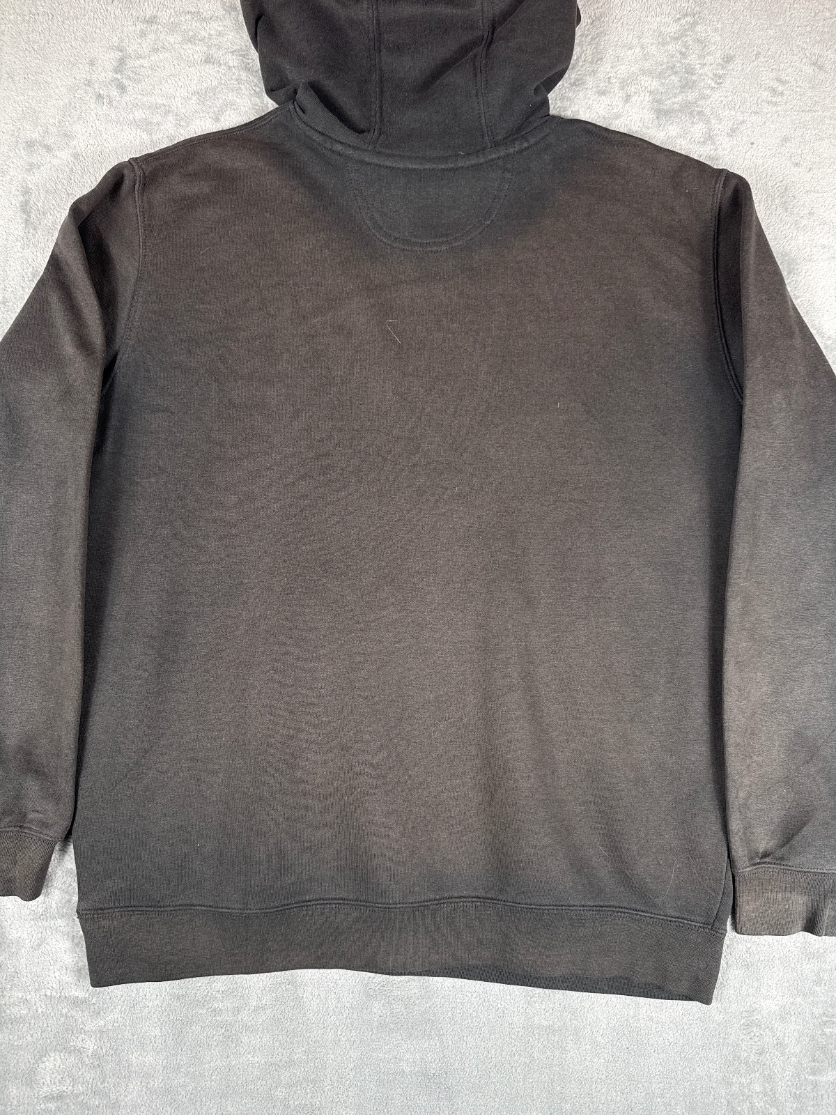 Carhartt Black Hoodie with Orange Logo Established 1889