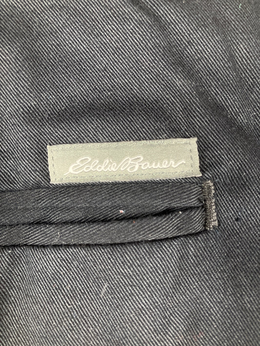 Eddie Bauer Men's Relaxed Fit Black Trousers W38