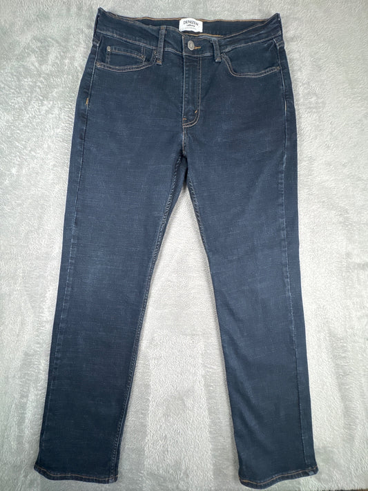 Denizen Levi's 218 Straight Dark Blue Jeans W33 L32