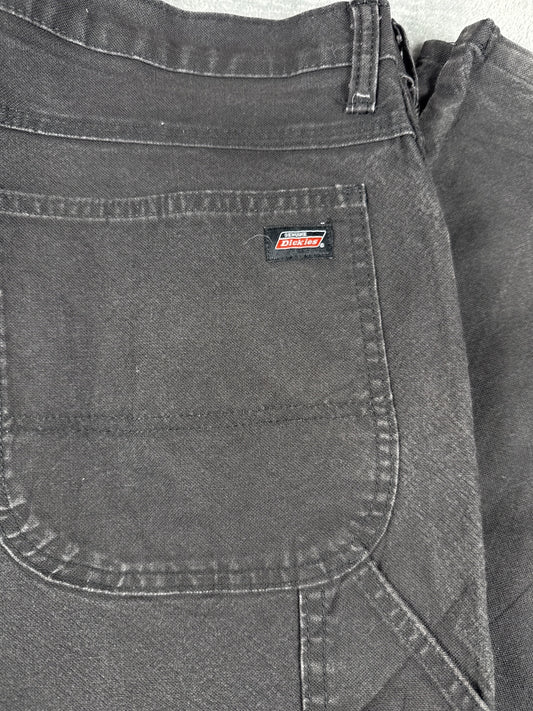 Vintage Dickies Black Work Pants Straight Leg Size 36 Waist