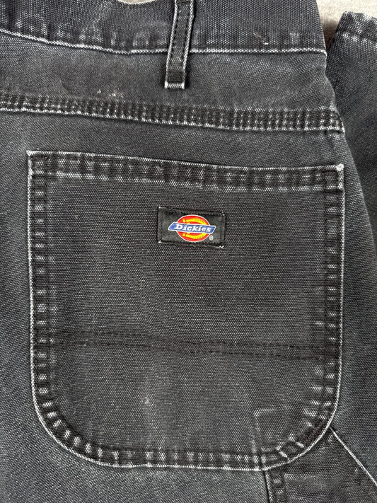 Vintage Dickies Men's Black Workwear Carpenter Jeans 36x32