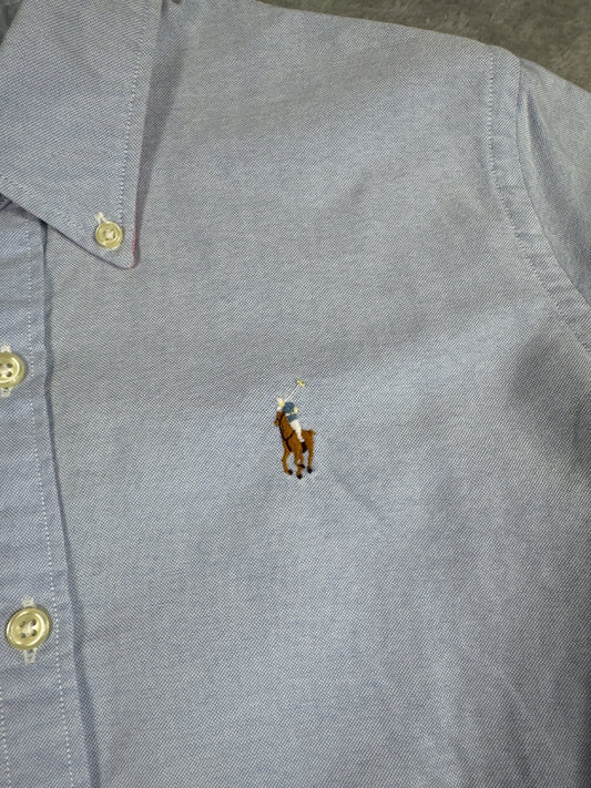 Ralph Lauren Slim Fit Light Blue Button-Down Shirt Size 6