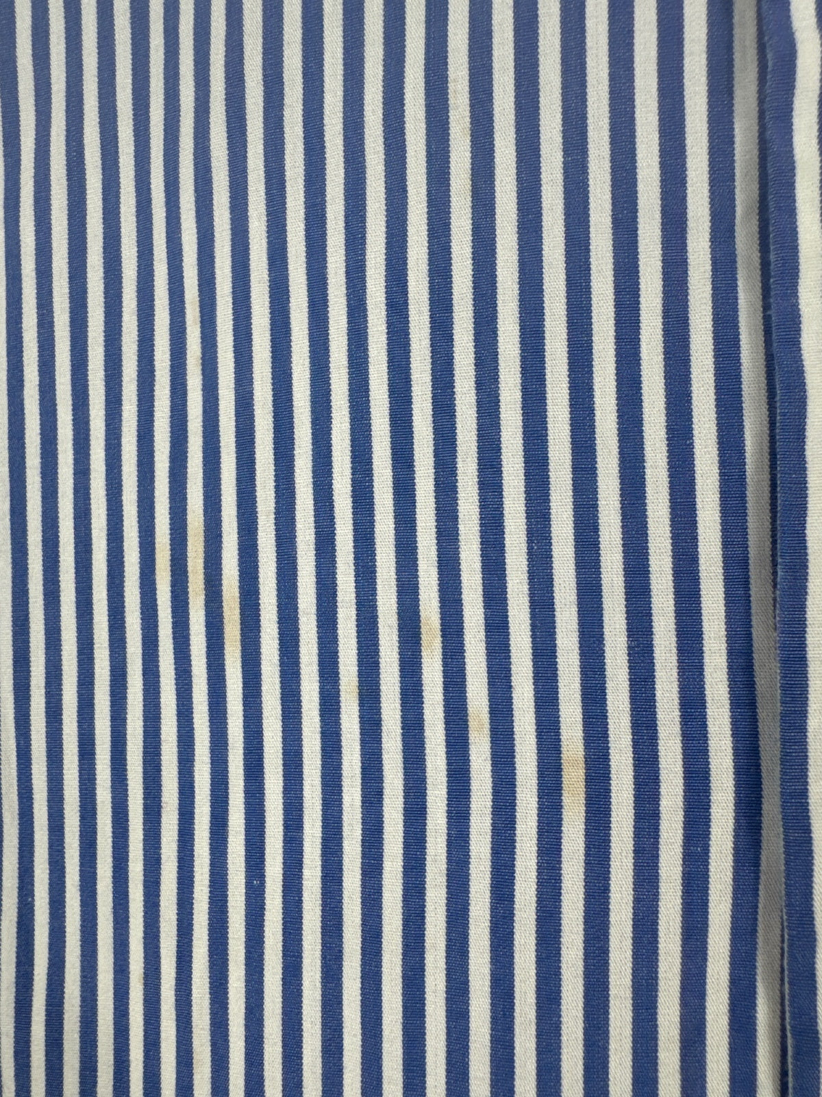 Ralph Lauren Custom Fit Blue and White Striped Shirt Size M