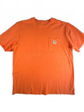 Carhartt Orange Cotton Pocket T-Shirt XL