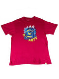 Carhartt Work In Progress Large Red Graphic T-Shirt Size L