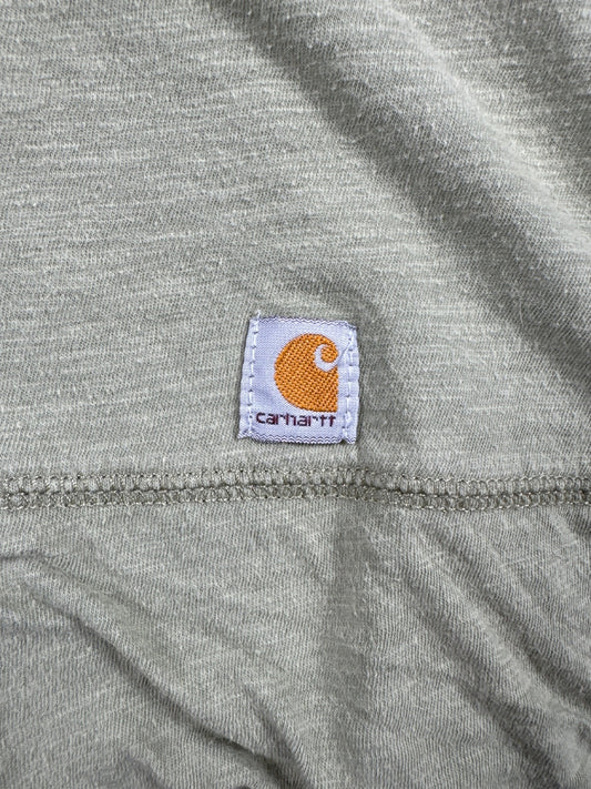 Carhartt Lightweight Pale Green Hooded Pullover Size M