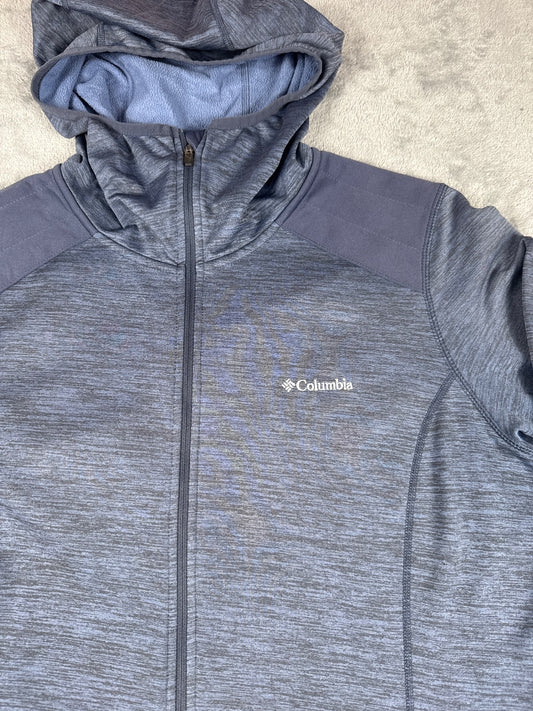 Vintage Columbia Men's Hooded Fleece Jacket XL