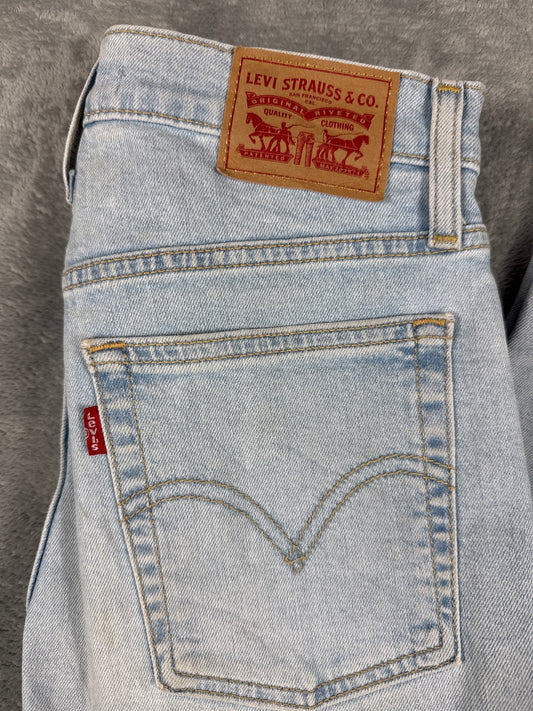 Vintage Levi's Wedgie Skinny Light Wash Blue Jeans Size 27
