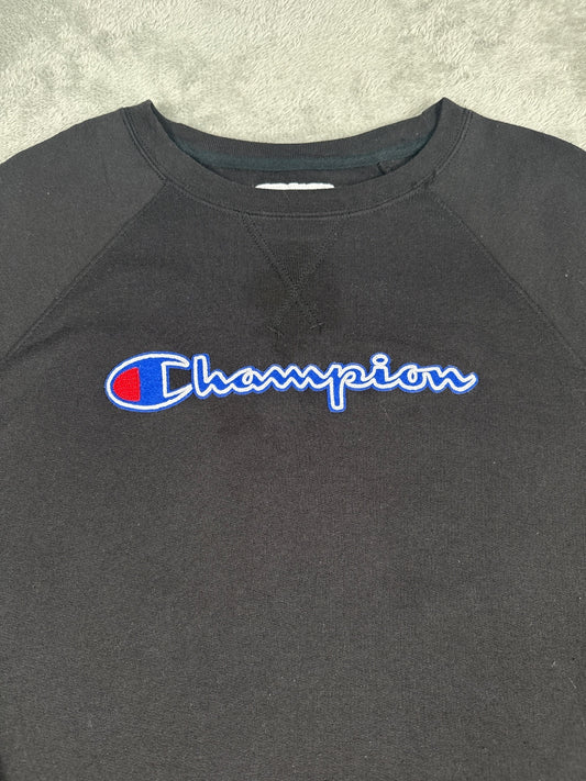 Champion Black Authentic Crewneck Sweatshirt - Size S