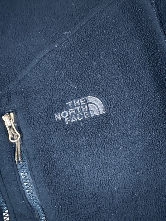 The North Face Men's Navy Blue Fleece Jacket Size L