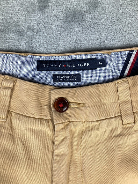 Tommy Hilfiger Classic Fit Khaki Vintage Shorts Size 31